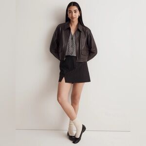 Madewell womens Naomi Wool-Blend Mini Skirt